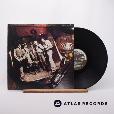 J.D. Crowe & The New South My Home Ain't In The Hall Of Fame LP Vinyl Record - Front Cover & Record