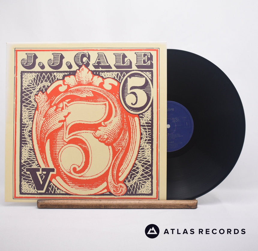 J.J. Cale 5 LP Vinyl Record - Front Cover & Record