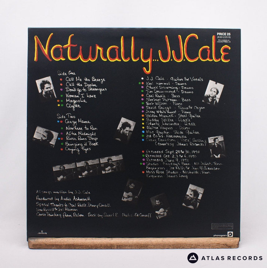 J.J. Cale - Naturally - Reissue LP Vinyl Record - EX/EX