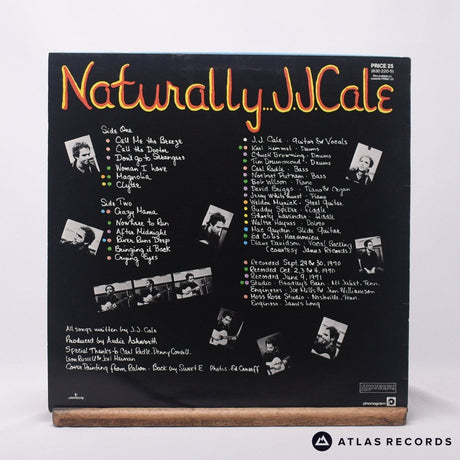 J.J. Cale - Naturally - LP Vinyl Record - VG+/EX