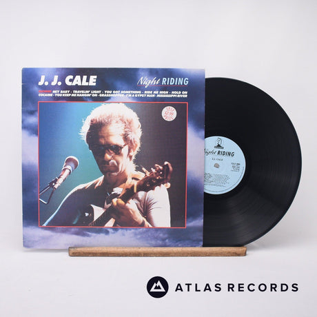 J.J. Cale Night Riding LP Vinyl Record - Front Cover & Record