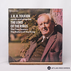 J.R.R. Tolkien Reads And Sings His The Lord Of The Rings: The Two Towers LP Vinyl Record - Front Cover & Record