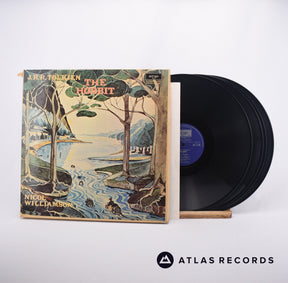 J.R.R. Tolkien The Hobbit 4 x LP Vinyl Record - Front Cover & Record