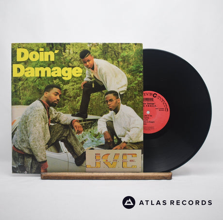 J.V.C. F.O.R.C.E. Doin' Damage LP Vinyl Record - Front Cover & Record