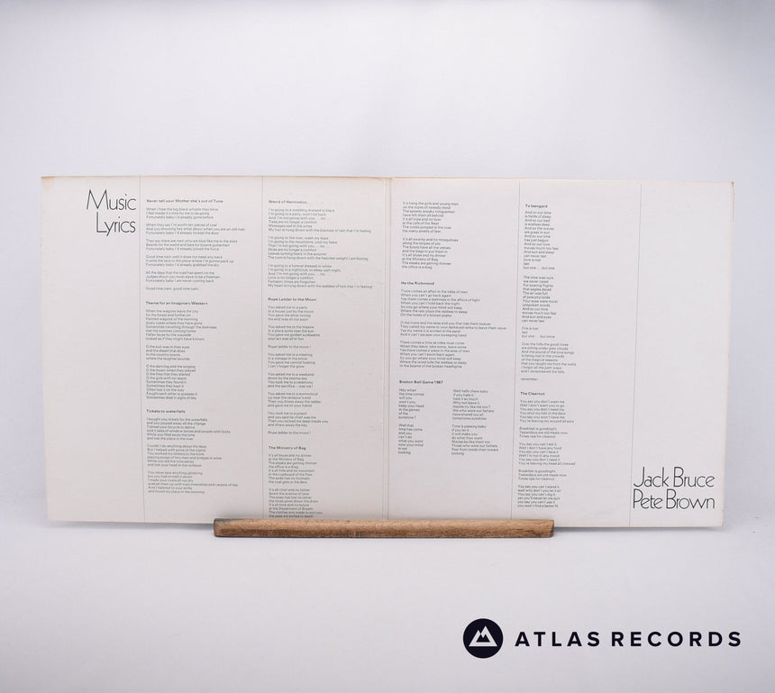 Jack Bruce - Songs For A Tailor - Gatefold A?/2 B//2 LP Vinyl Record - EX/EX