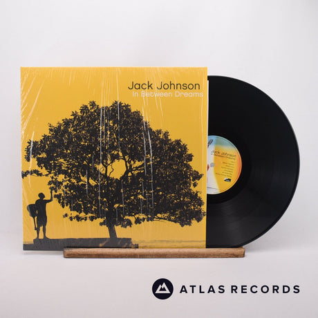 Jack Johnson In Between Dreams LP Vinyl Record - Front Cover & Record