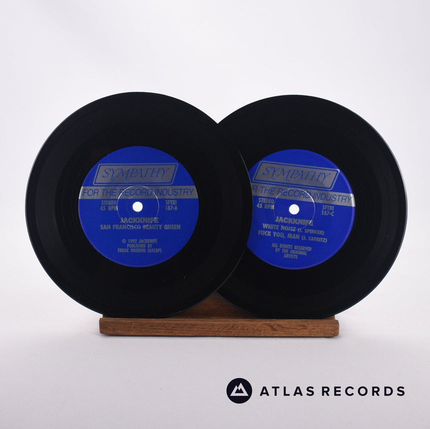 Jackknife - San Francisco Beauty Queen - Insert 2 x 7" Vinyl Record - EX/EX