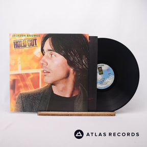 Jackson Browne Hold Out LP Vinyl Record - Front Cover & Record