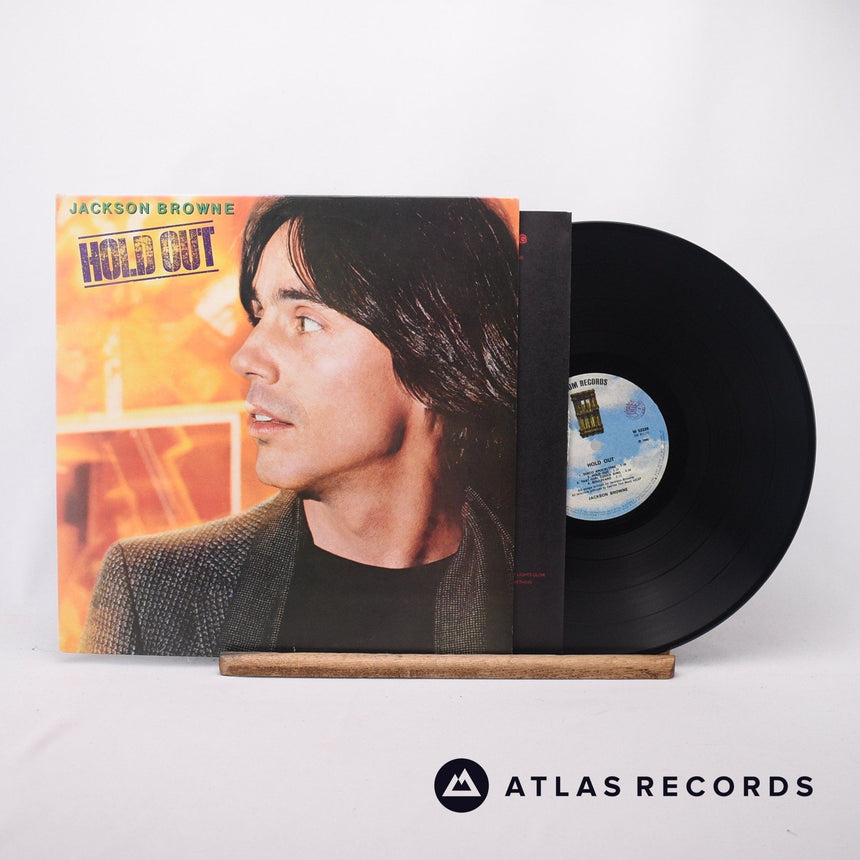 Jackson Browne Hold Out LP Vinyl Record - Front Cover & Record