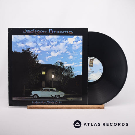 Jackson Browne Late For The Sky LP Vinyl Record - Front Cover & Record