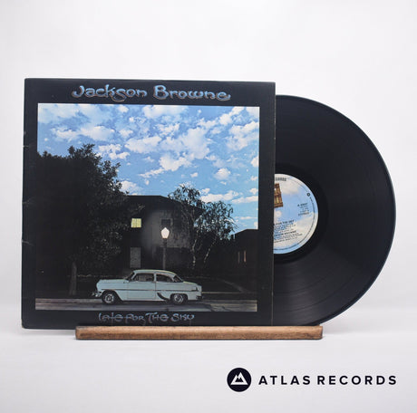 Jackson Browne Late For The Sky LP Vinyl Record - Front Cover & Record