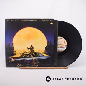 Jackson Browne Lawyers In Love LP Vinyl Record - Front Cover & Record