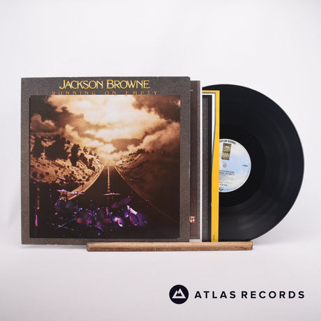 Jackson Browne Running On Empty LP Vinyl Record - Front Cover & Record