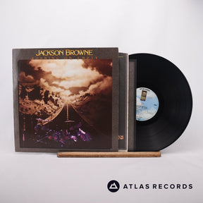 Jackson Browne Running On Empty LP Vinyl Record - Front Cover & Record