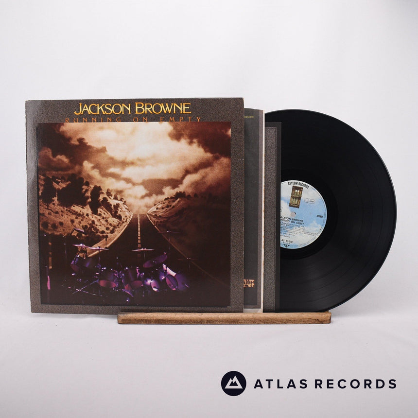 Jackson Browne Running On Empty LP Vinyl Record - Front Cover & Record