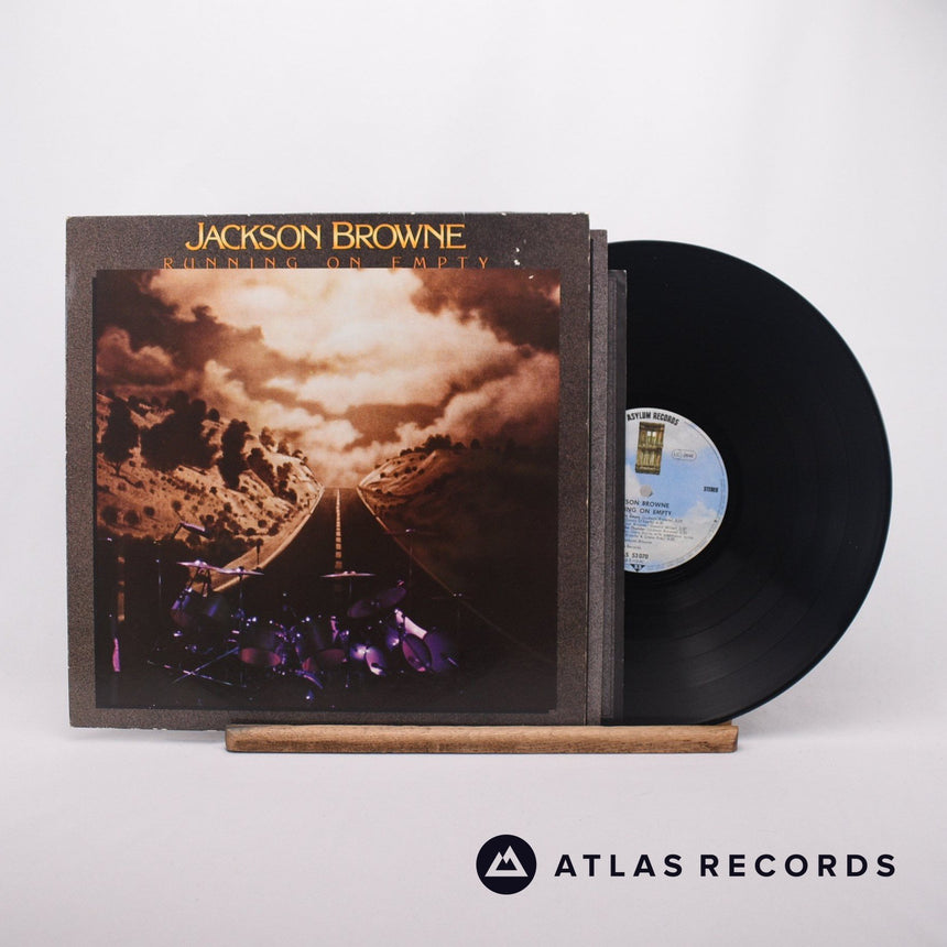 Jackson Browne Running On Empty LP Vinyl Record - Front Cover & Record