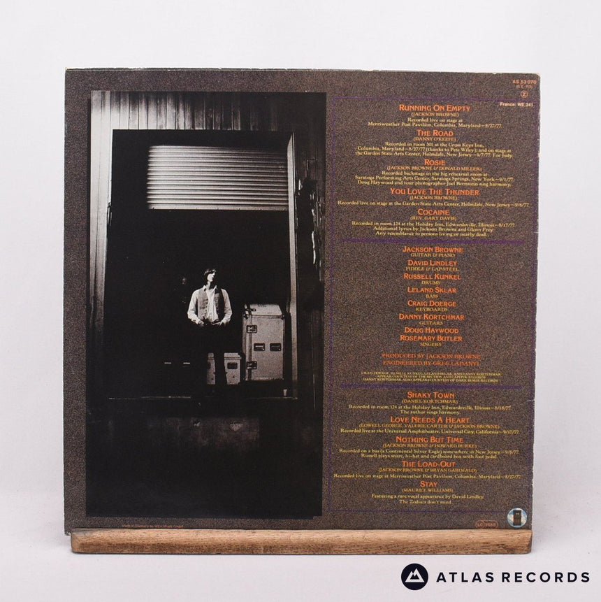 Jackson Browne - Running On Empty - Booklet Reissue LP Vinyl Record - VG+/EX
