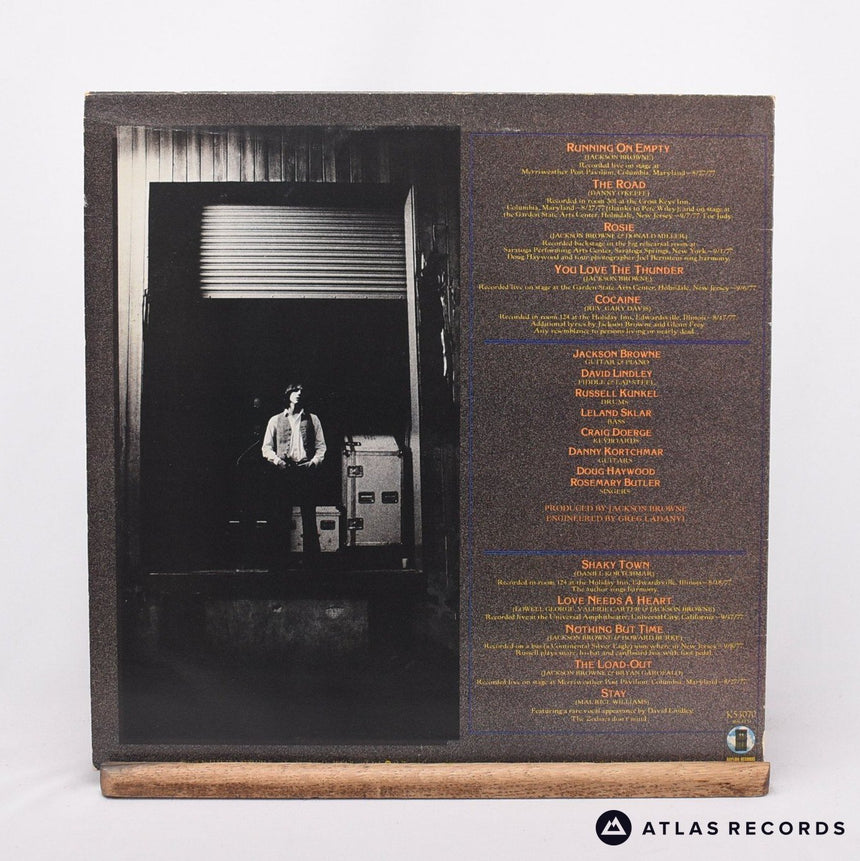 Jackson Browne - Running On Empty - LP Vinyl Record - VG+/EX