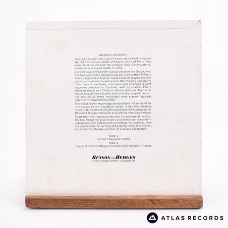 Jacques Loussier - Benson & Hedges Hamlet TV Theme - 7" Vinyl Record - VG+/VG+