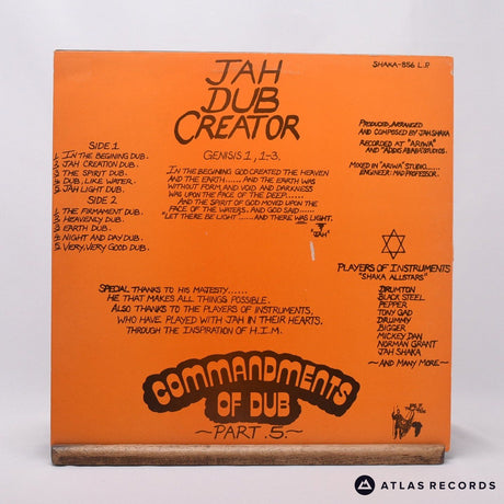 Jah Shaka - Jah Dub Creator - LP Vinyl Record - EX/VG+