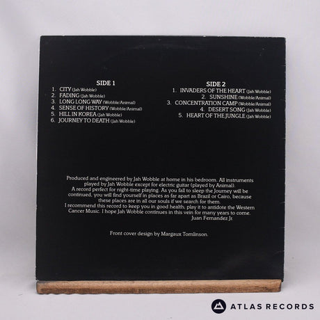 Jah Wobble - Jah Wobble's Bedroom Album - A1 B1 LP Vinyl Record - VG+/VG+