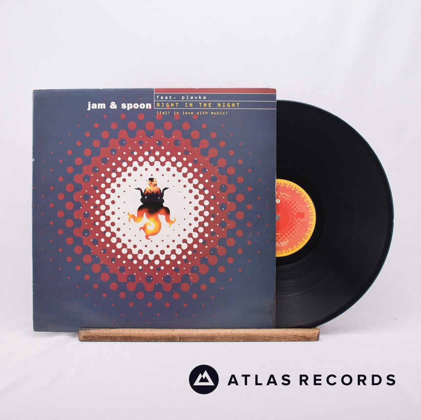 Jam & Spoon Right In The Night 12" Vinyl Record - Front Cover & Record