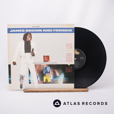 James Brown James Brown & Friends - Soul Session Live LP Vinyl Record - Front Cover & Record