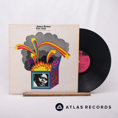 James Brown Raw Soul LP Vinyl Record - Front Cover & Record
