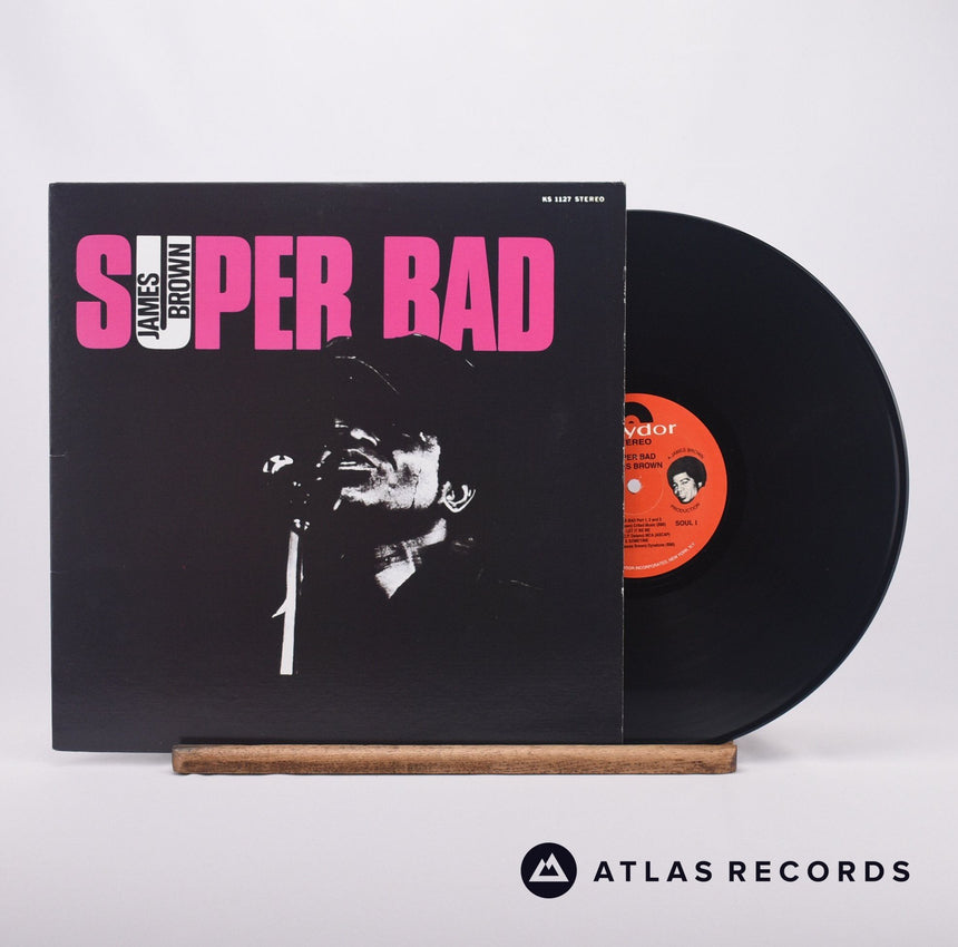 James Brown Super Bad LP Vinyl Record - Front Cover & Record