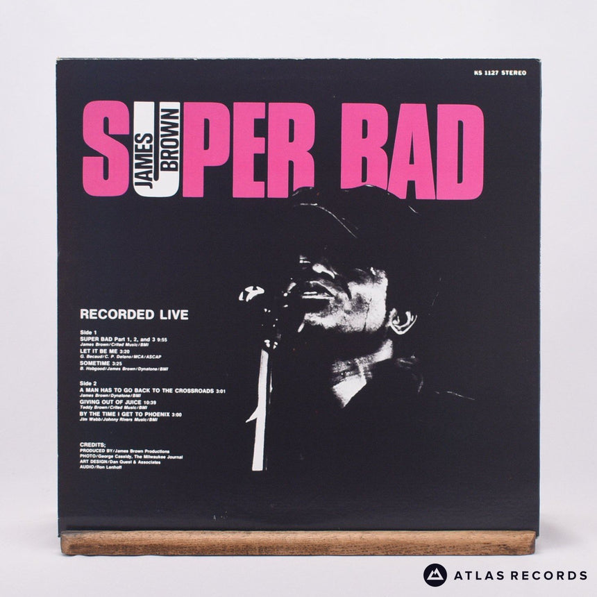 James Brown - Super Bad - Reissue LP Vinyl Record - VG+/VG+