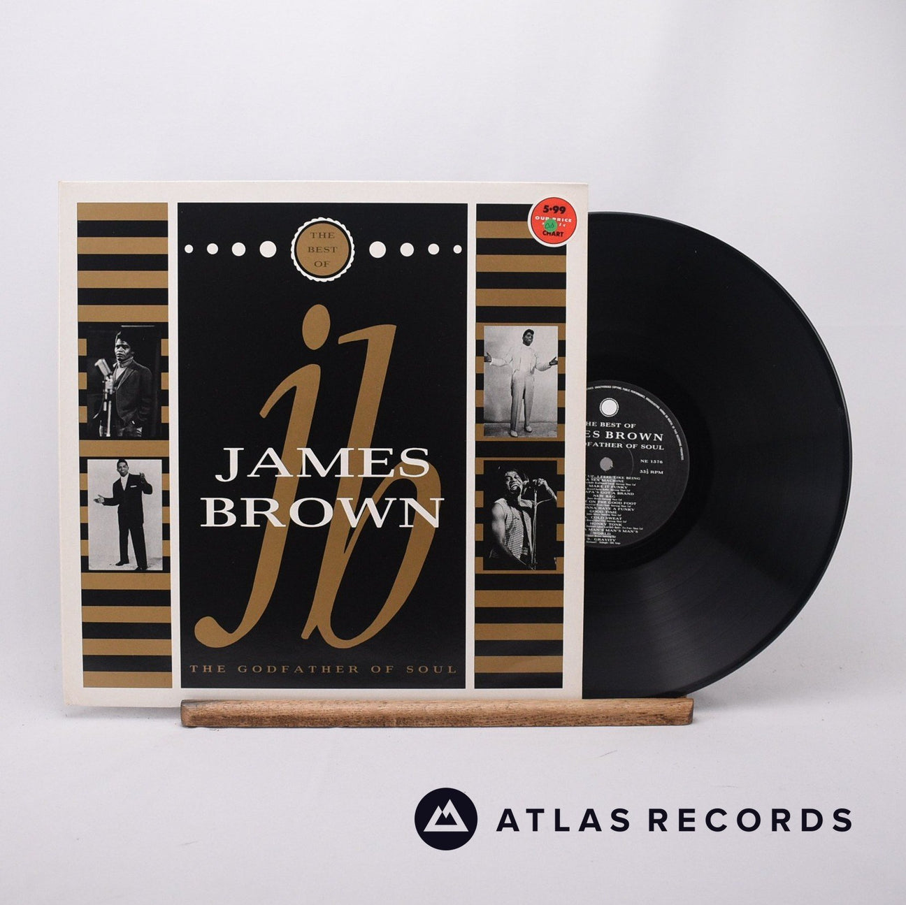 James Brown The Best Of James Brown LP Vinyl Record - Front Cover & Record