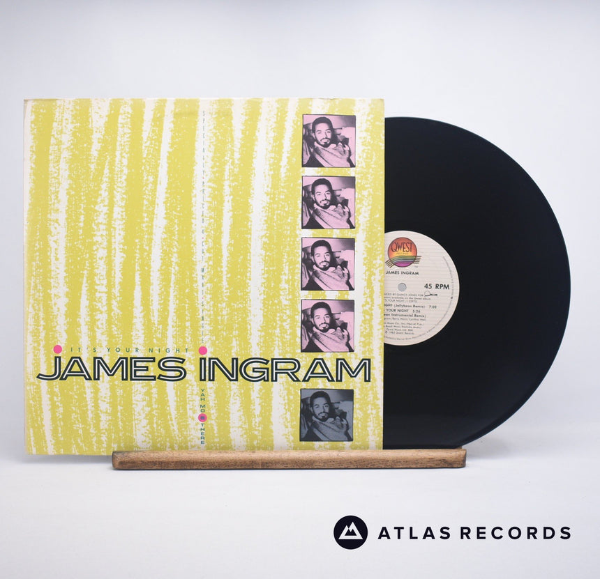 James Ingram It's Your Night 12" Vinyl Record - Front Cover & Record