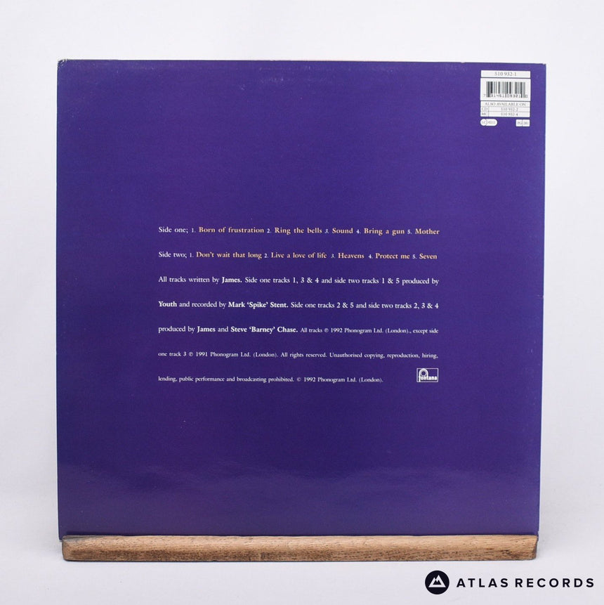 James - Seven - A4 B4 LP Vinyl Record - EX/EX