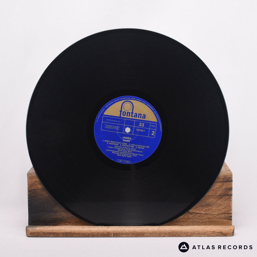 James - Seven - A4 B4 LP Vinyl Record - EX/EX