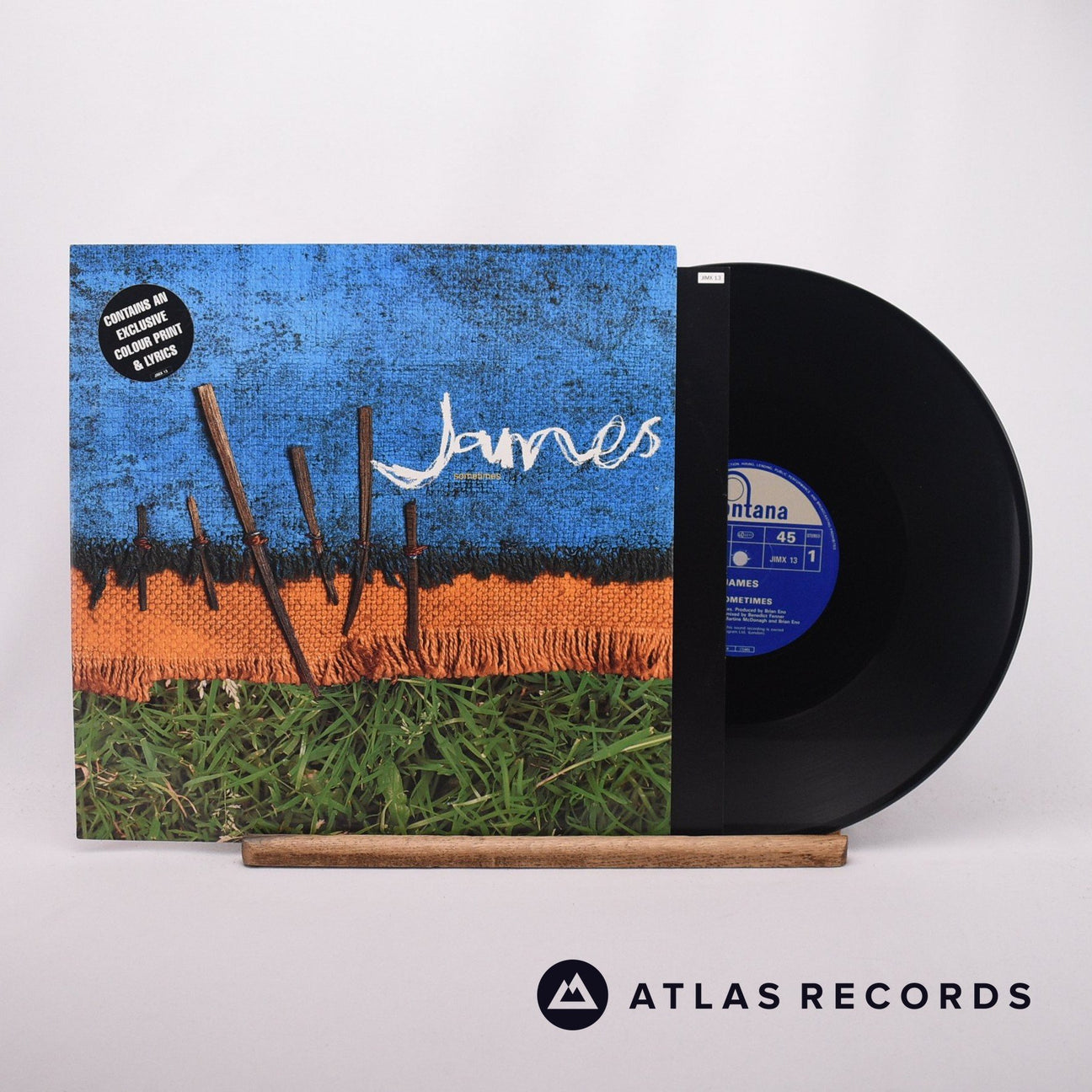 James Sometimes 12" Vinyl Record - Front Cover & Record