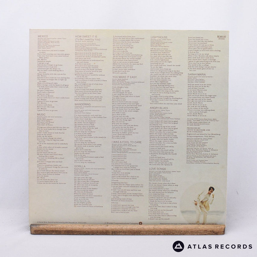 James Taylor - Gorilla - LP Vinyl Record - EX/VG+
