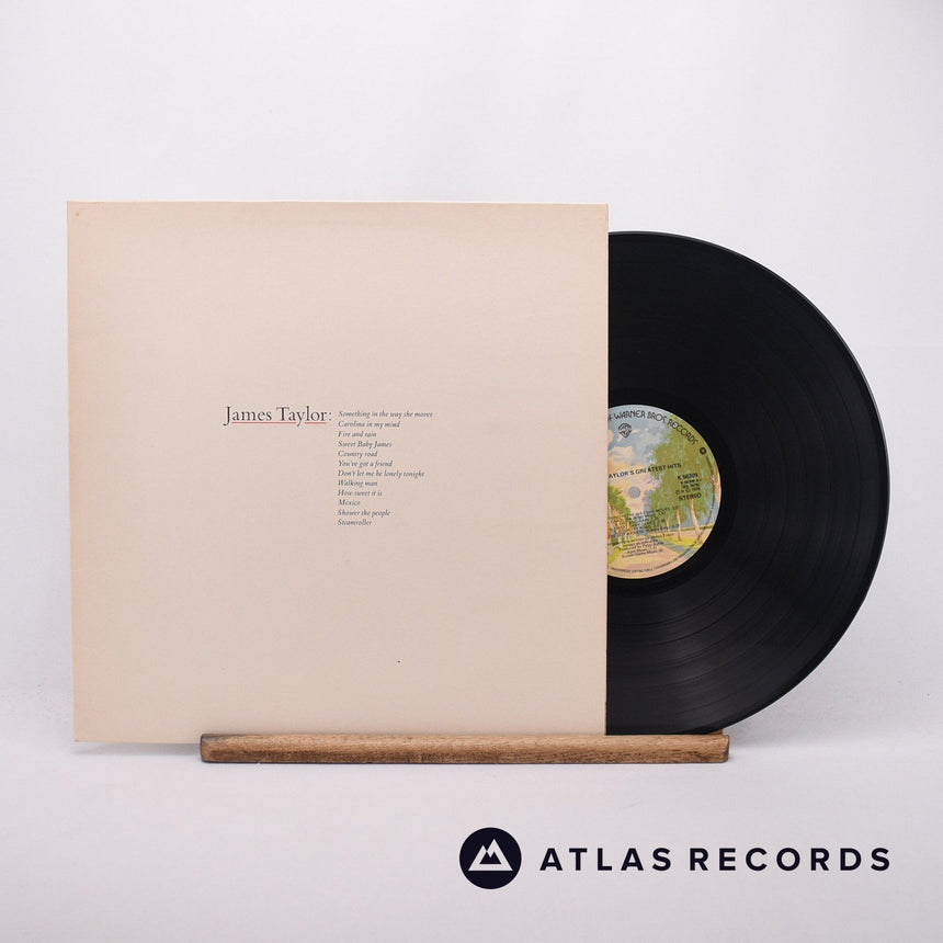 James Taylor James Taylor's Greatest Hits LP Vinyl Record - Front Cover & Record