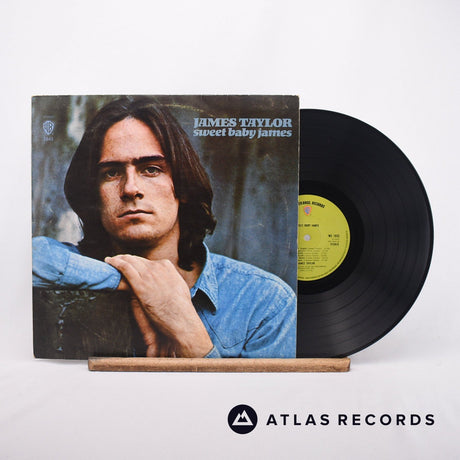 James Taylor Sweet Baby James LP Vinyl Record - Front Cover & Record