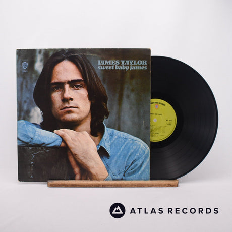 James Taylor Sweet Baby James LP Vinyl Record - Front Cover & Record