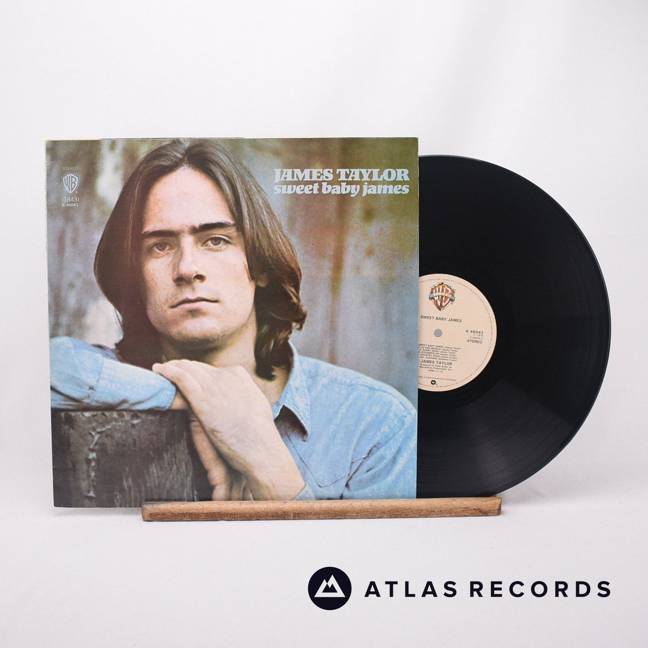 James Taylor Sweet Baby James LP Vinyl Record - Front Cover & Record