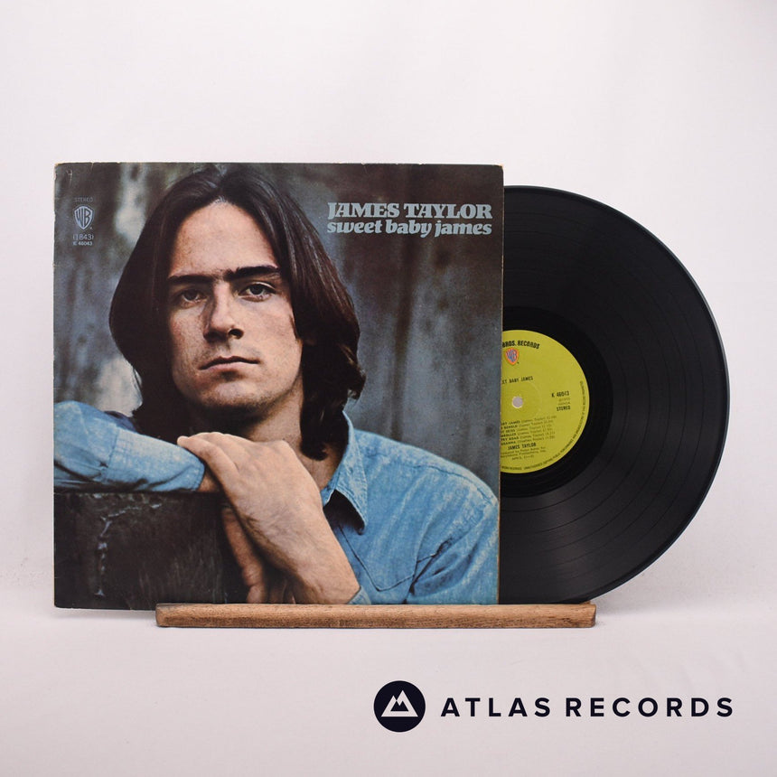 James Taylor Sweet Baby James LP Vinyl Record - Front Cover & Record