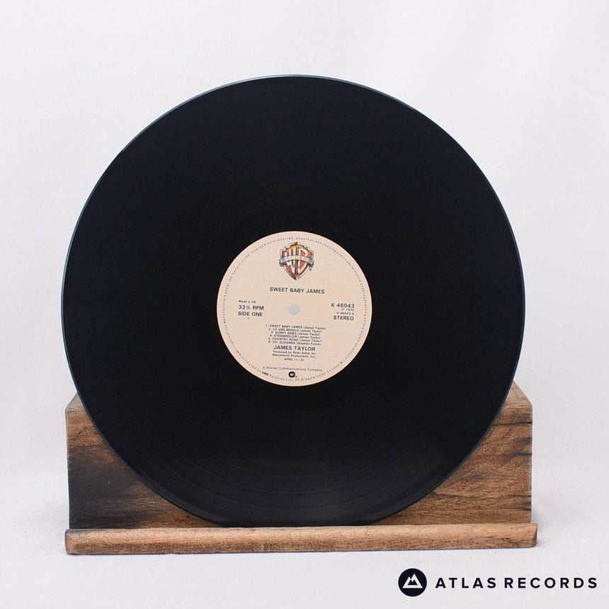 James Taylor - Sweet Baby James - Reissue Strawberry LP Vinyl Record - EX/VG+