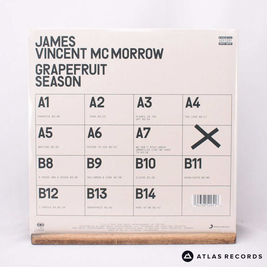 James Vincent McMorrow - Grapefruit Season - 180G LP Vinyl Record - NEW