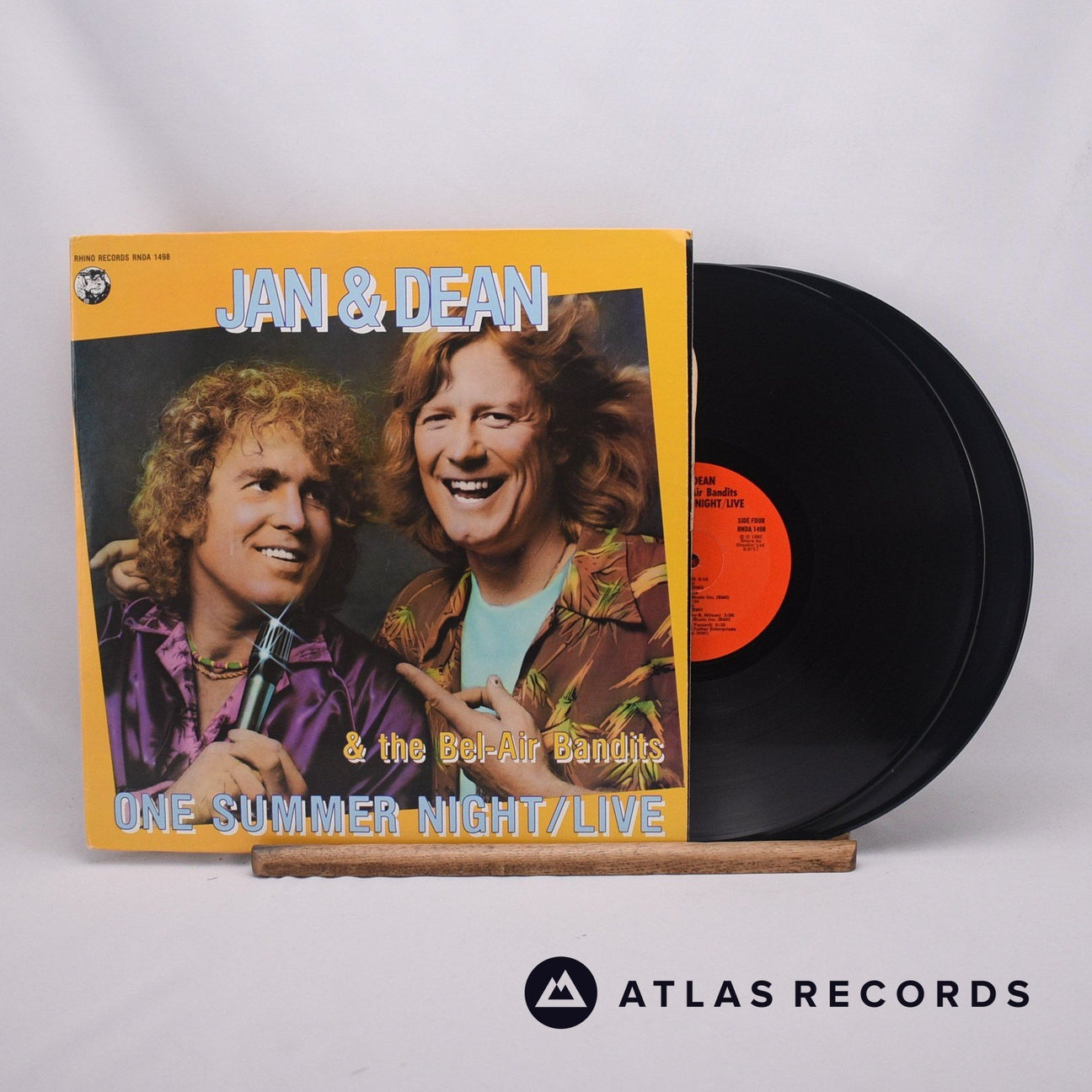 Jan & Dean One Summer Night Double LP Vinyl Record - Front Cover & Record