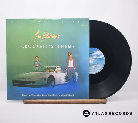 Jan Hammer Crockett's Theme 12" Vinyl Record - Front Cover & Record