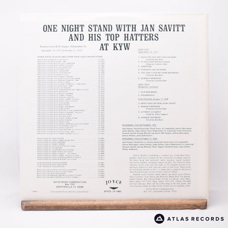 Jan Savitt And His Top Hatters - One Night Stand With Jan Savitt At K - LP Vinyl