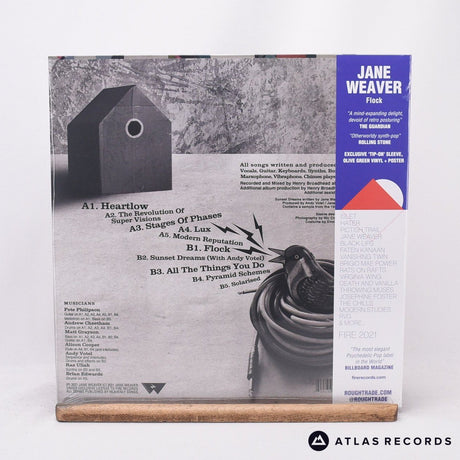 Jane Weaver - Flock - Olive Green Limited Edition Obi LP + CD Vinyl Record - NEW