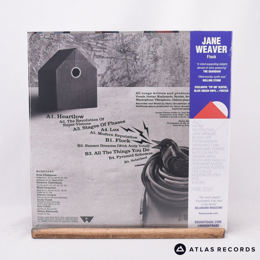 Jane Weaver - Flock - Olive Green Limited Edition Obi LP + CD Vinyl Record - NEW