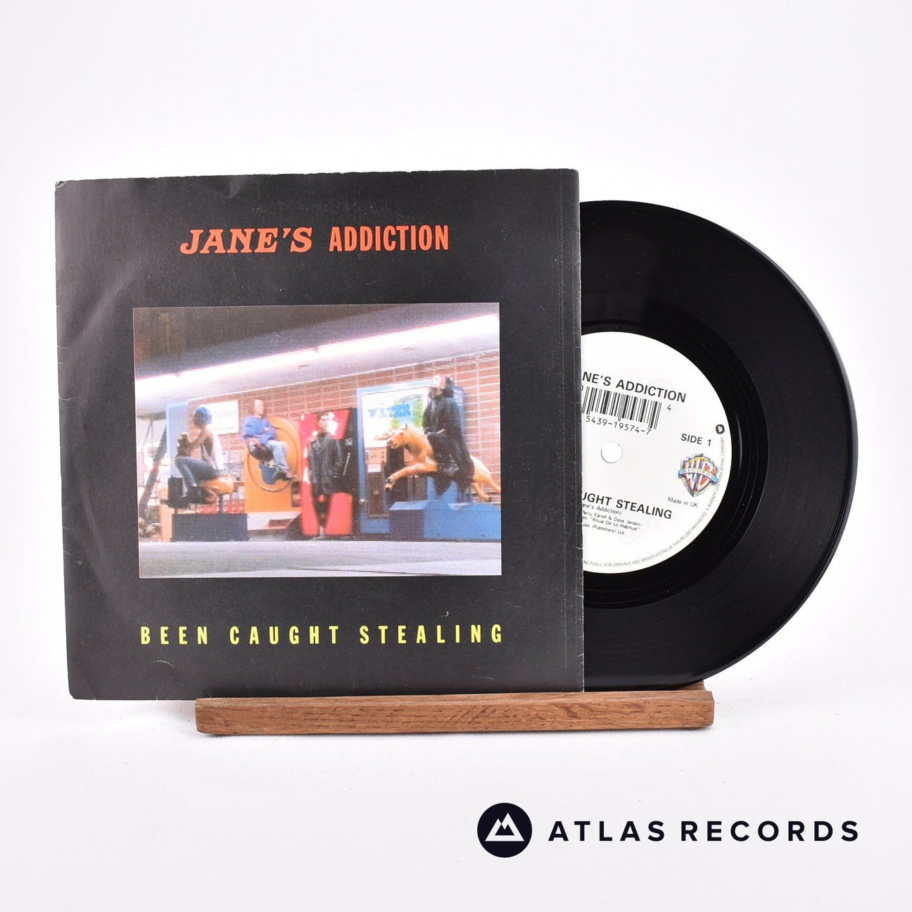 Jane's Addiction Been Caught Stealing 7" Vinyl Record - Front Cover & Record
