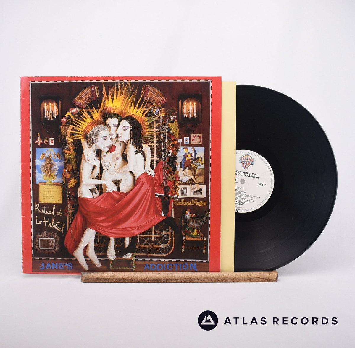 Jane's Addiction Ritual De Lo Habitual LP Vinyl Record - Front Cover & Record